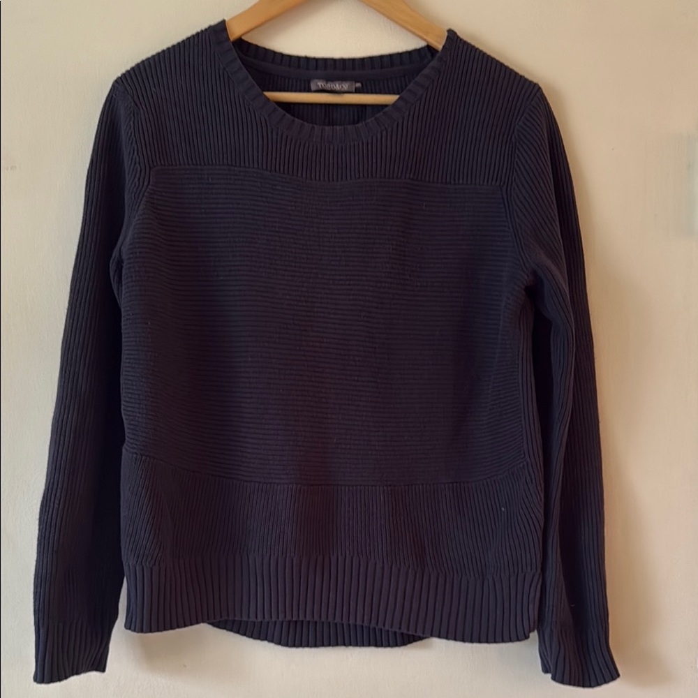 Toad & Co Women's Navy Crewneck Sweater